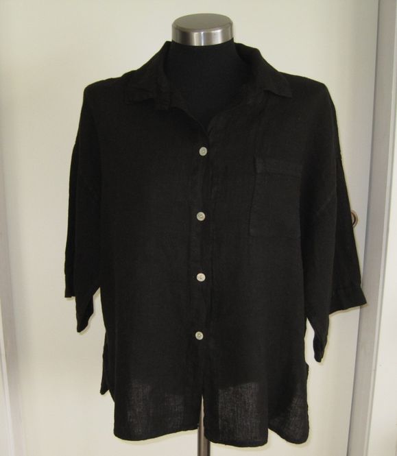 Huvudbild Anne Svart  Linneskjorta 