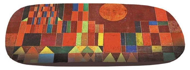 Huvudbild Hårt Glasögonfodral med putsduk. Paul Klee - ...