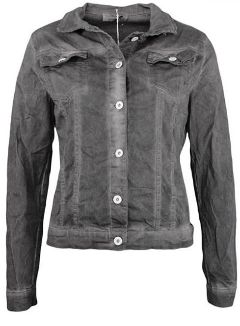 Huvudbild Svart Jeansjacka Crash Washed black