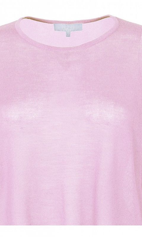 Rosa Finstickad Tröja Ze-Ze