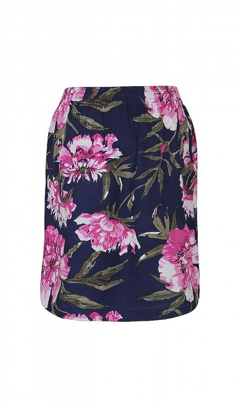 Mörkblå/rosa Blommig Kjol Cherri. Ze-Ze