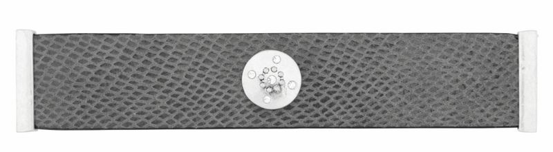 Grått Läderarmband JULINE Dansk Smykkekunst