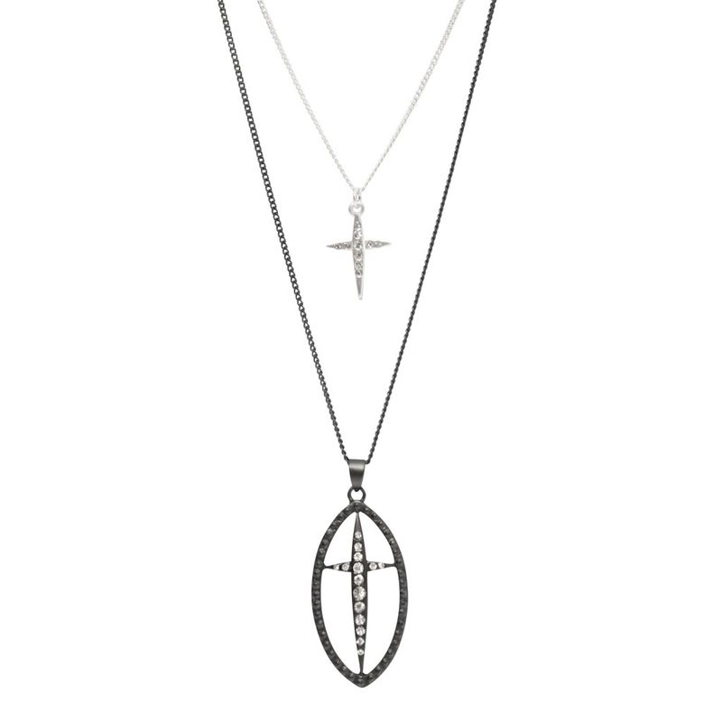 Dansk Smykkekunst Halsband JUNE Silver Hematit
