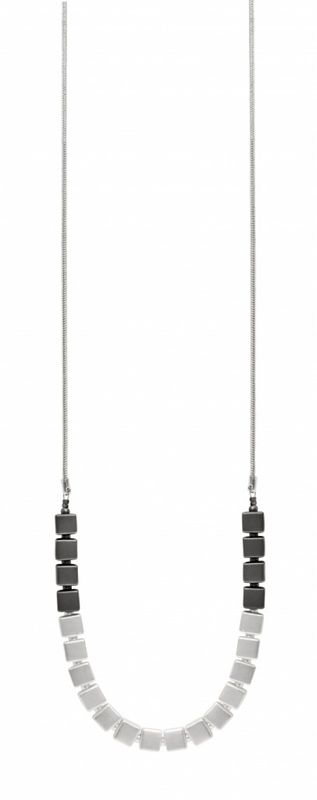 Dansk Smykkekunst Halsband Silver/hematit