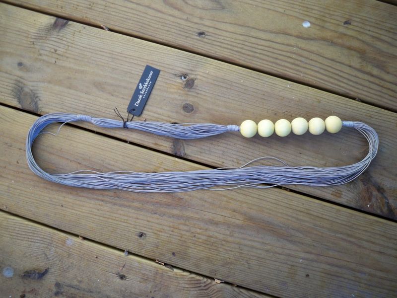 Långt Halsband Saskia Mustard Dansk Smykkekunst