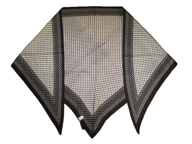 Huvudbild Prickig Trekantig Scarf Brun Vit