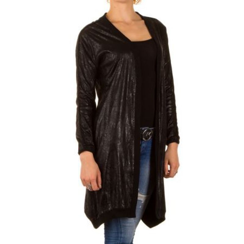Cardigan Reptil. Svart