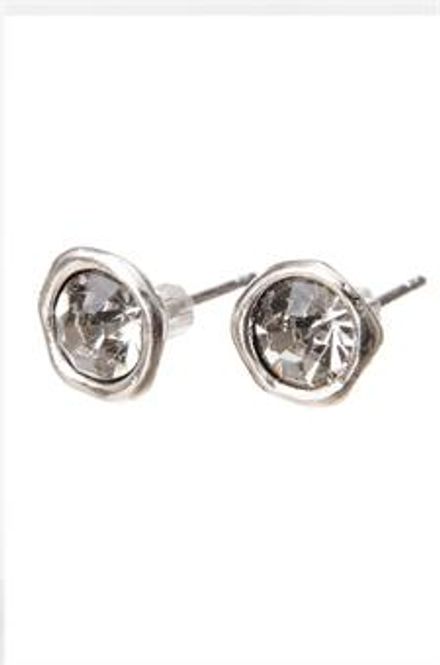 Huvudbild Örhängen. Vit kristall. Lotta Design of Sweden