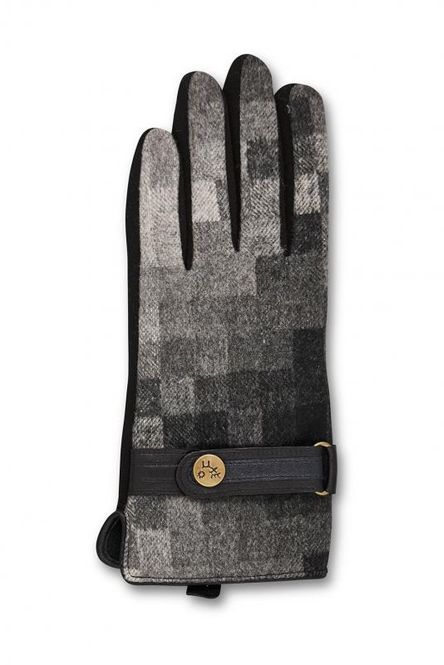 Huvudbild Fulda Grå mönstrad Ullhandske