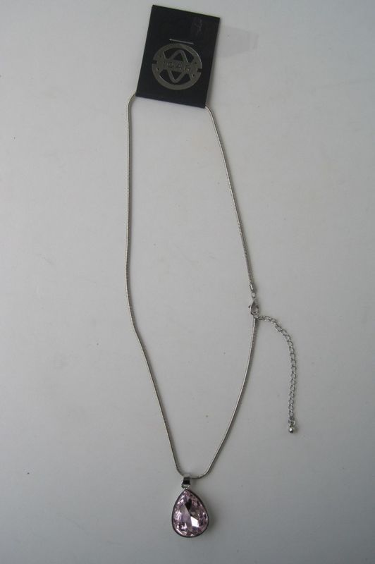 Kort Halsband Rosa Droppe