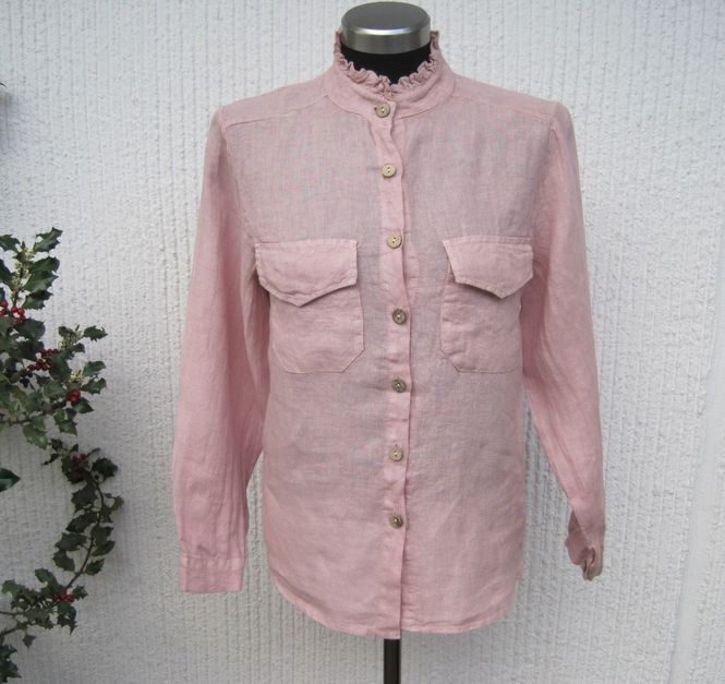 Huvudbild Gammelrosa Linneblus Lång Ärm Janne K