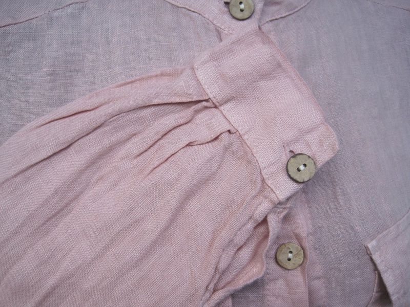 Gammelrosa Linneblus Lång Ärm Janne K