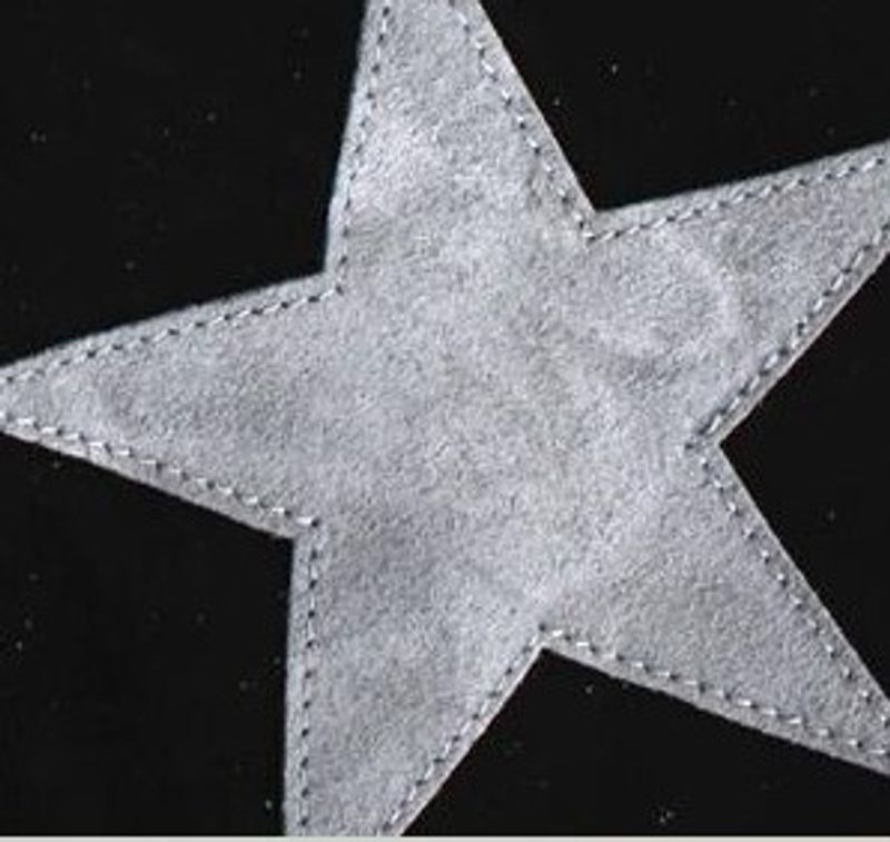 Svart mockaväska/kasse Stjärna